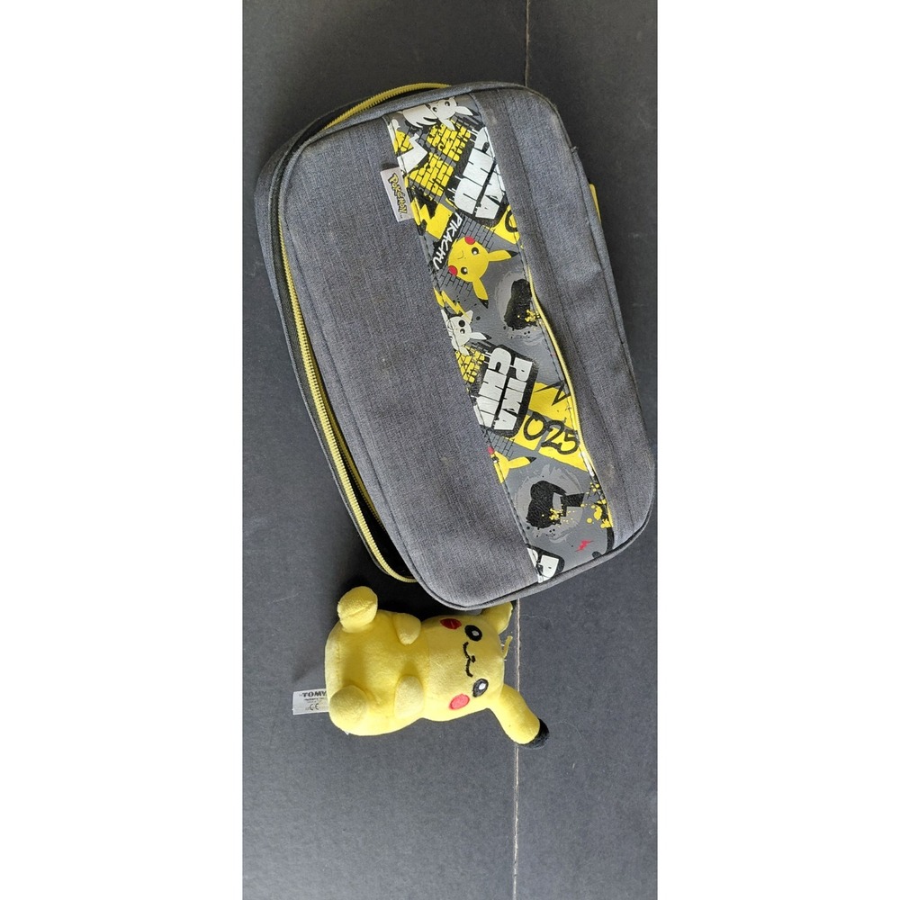 SuperNintendo gray PDP Nintendo Switch Commuter Case Pokemon Pikachu graphic Bag